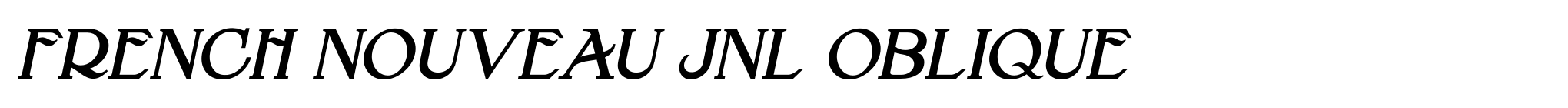 French Nouveau JNL Oblique image